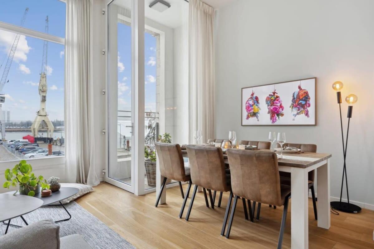 Bright Waterfront Apartment Antwerp Exterior photo